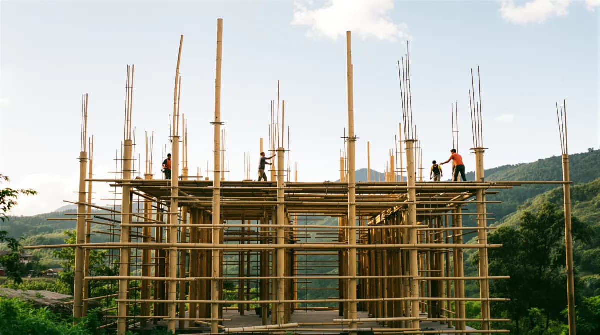 Building with guadua